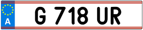 Truck License Plate